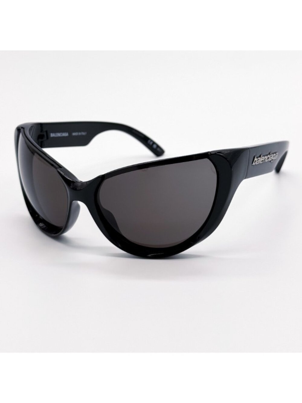 NEW BALENCIAGA BB0201S 001 SUNGLASSES BLACK OVERSIZED WOMEN EYEWEAR BALENCIAGA - Picture 3 of 10